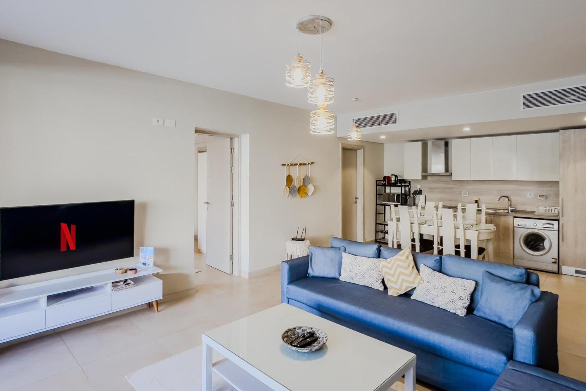 Roomy & Relaxed 1bdr Mangroovy Free & Pool شقة *