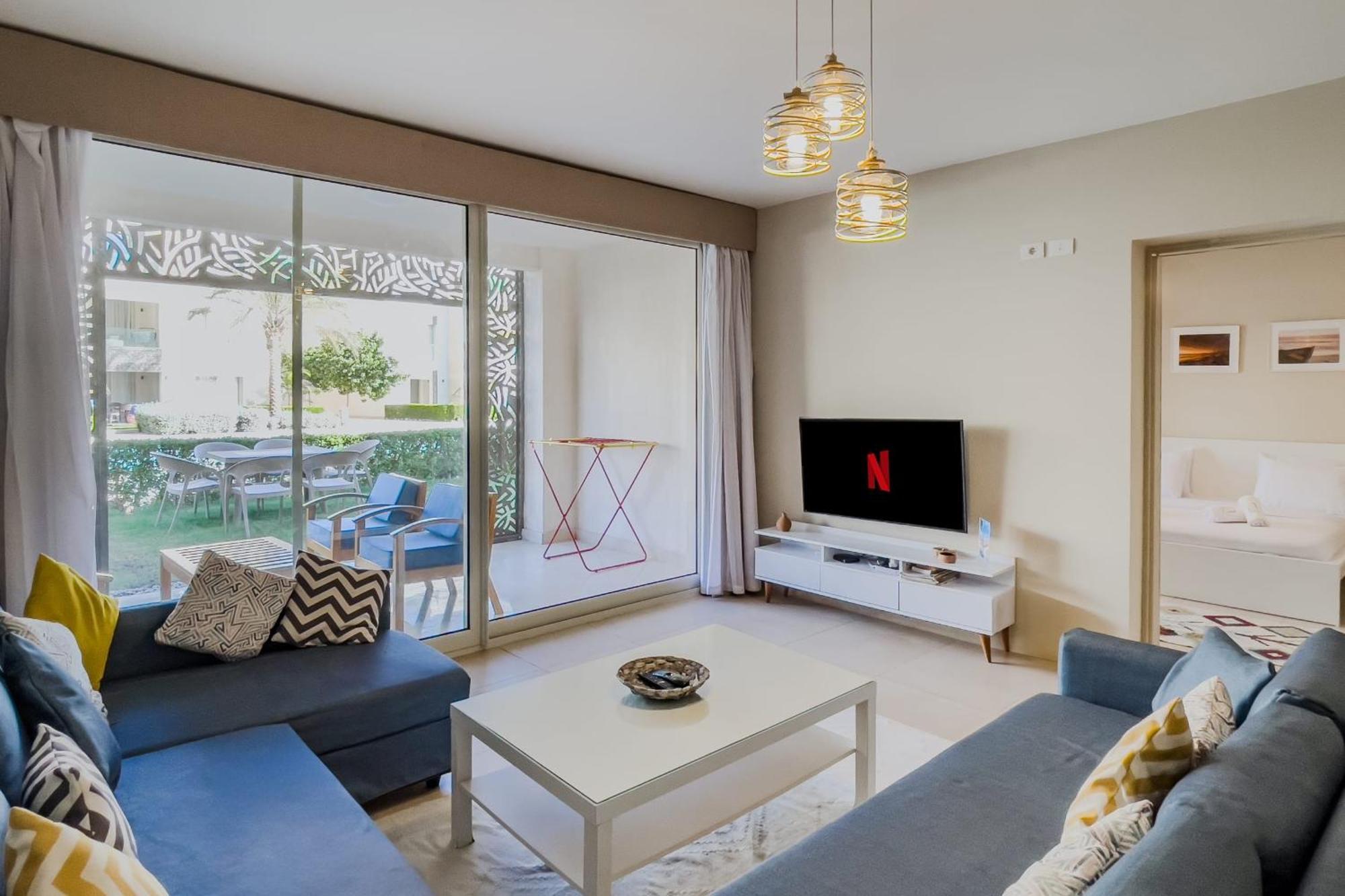Roomy & Relaxed 1bdr Mangroovy Free & Pool Appartamento Hurghada